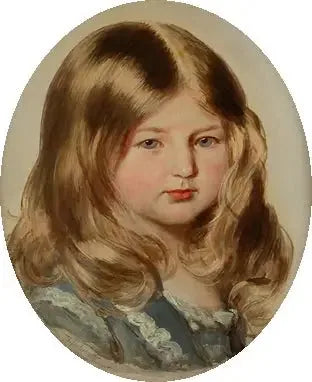 Prinsessa Amalie av Sachsen-Coburg och Gotha (1848-1894) - Franz Xaver Winterhalter