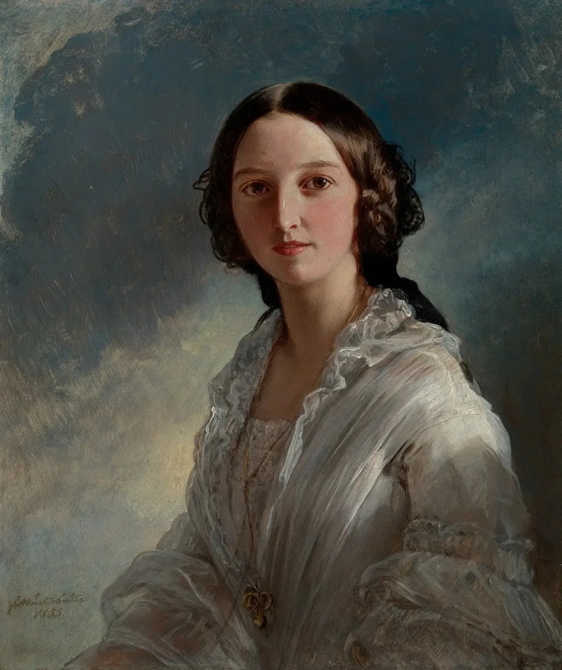 Prinsessa Feodora av Hohenlohe-Langenburg (1839-1872) - Franz Xaver Winterhalter