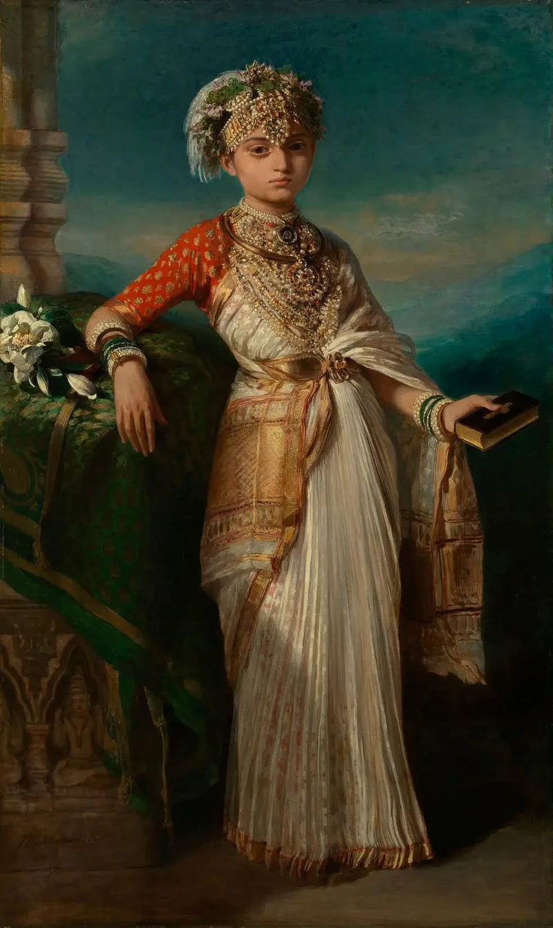 Prinsessa Gouramma (1841-1864) - Franz Xaver Winterhalter
