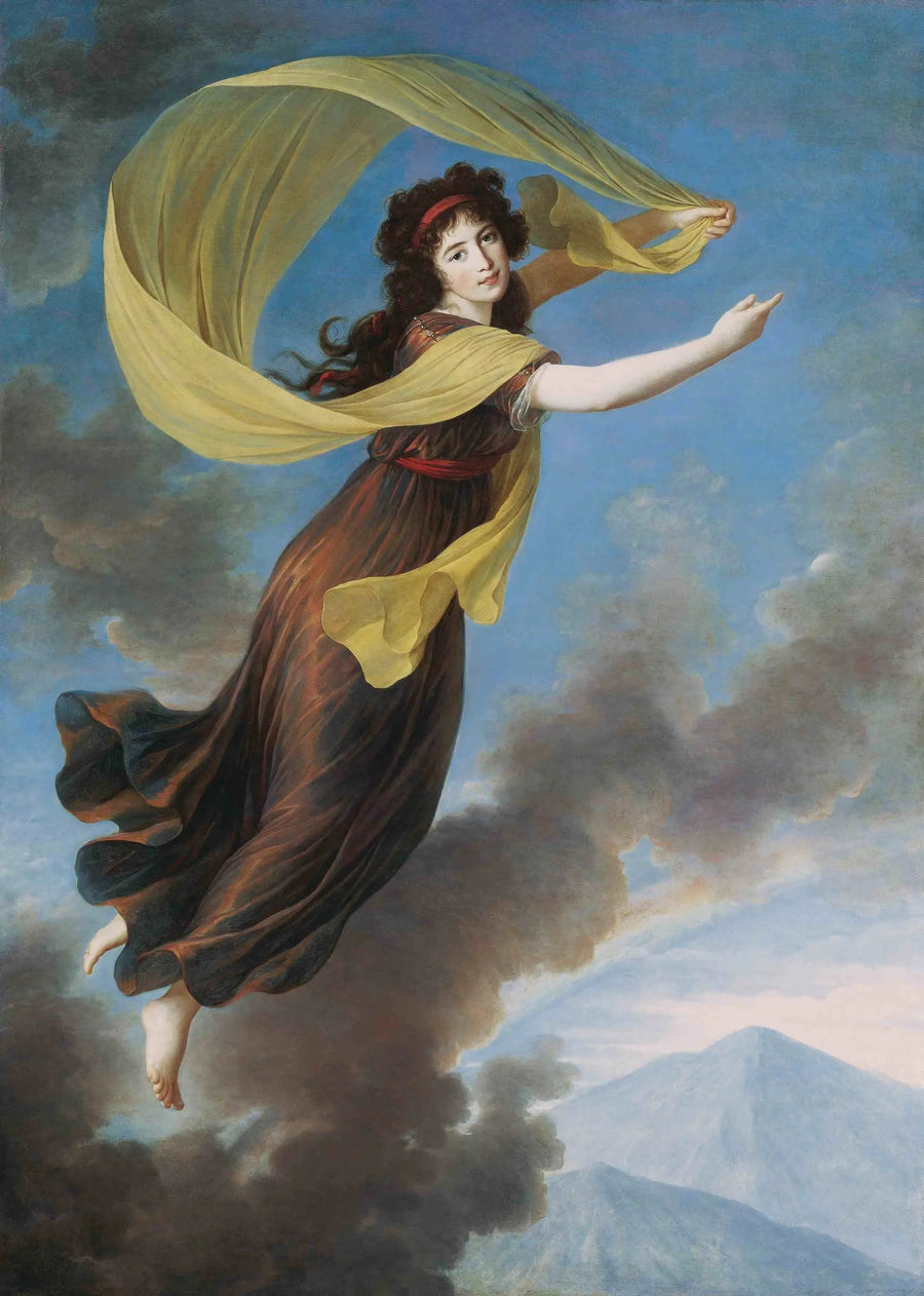Prinsessan Karoline von Liechtenstein (1768-1831), född grevinna von Manderscheidt-Blankenheim i rollen som Iris - Élisabeth Vigée Le Brun