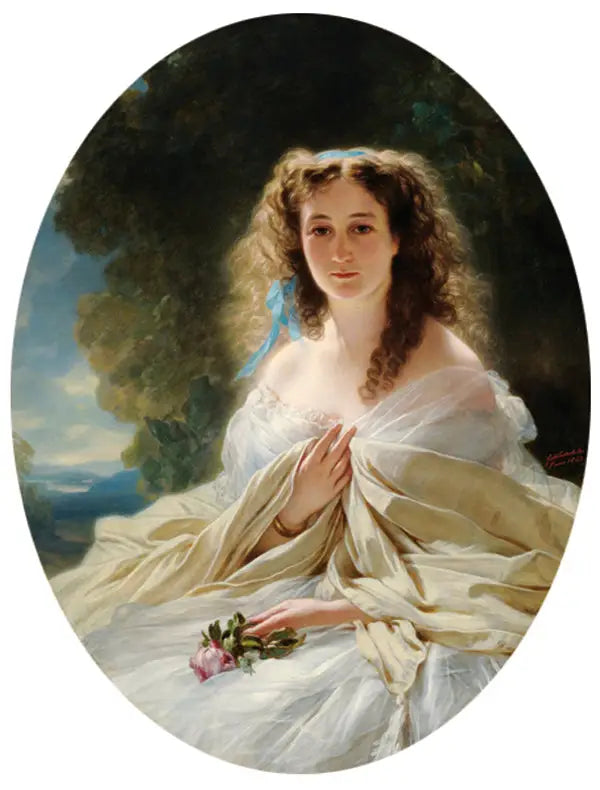 Prinsessa Olympiada Vladimirovna Bariatinskaia (1822-1904, född Sablukova) - Franz Xaver Winterhalter