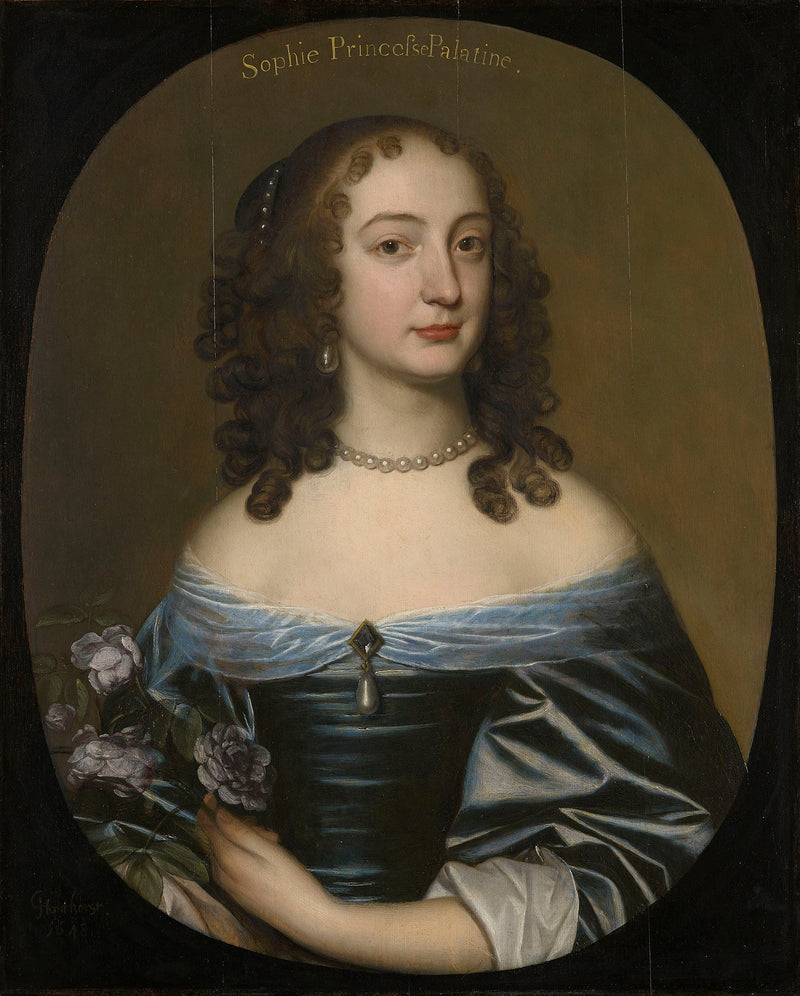 Prinsessan Sophie, framtida hertiginna av Brunswick-Lüneburg, kurfurstin av Hannover (1630-1714) - Gerrit van Honthorst