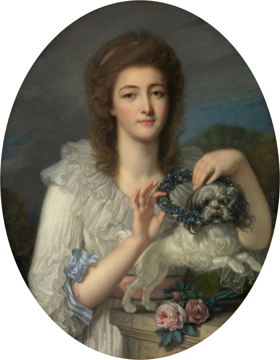 Prinsessa Varvara Nikolaïevna Gagarine (1762-1802) - Jean-Baptiste Greuze
