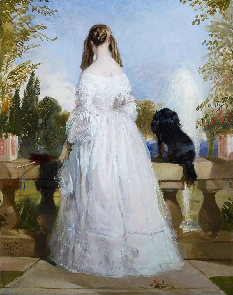 Prinsessa Victoria av Sachsen-Coburg och Gotha (1822-1857) - Edwin Henry Landseer