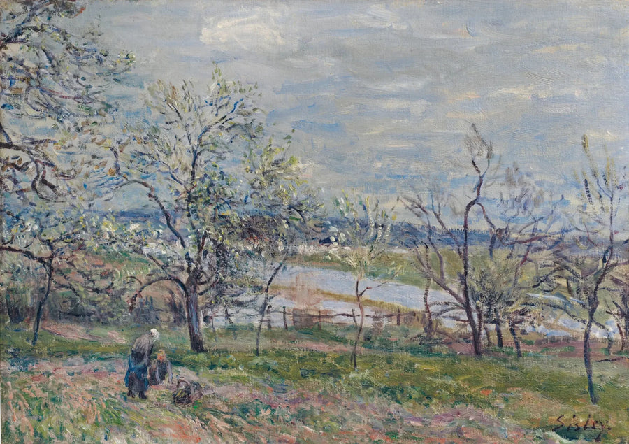 Vår i Veneux-Nadon - Alfred Sisley