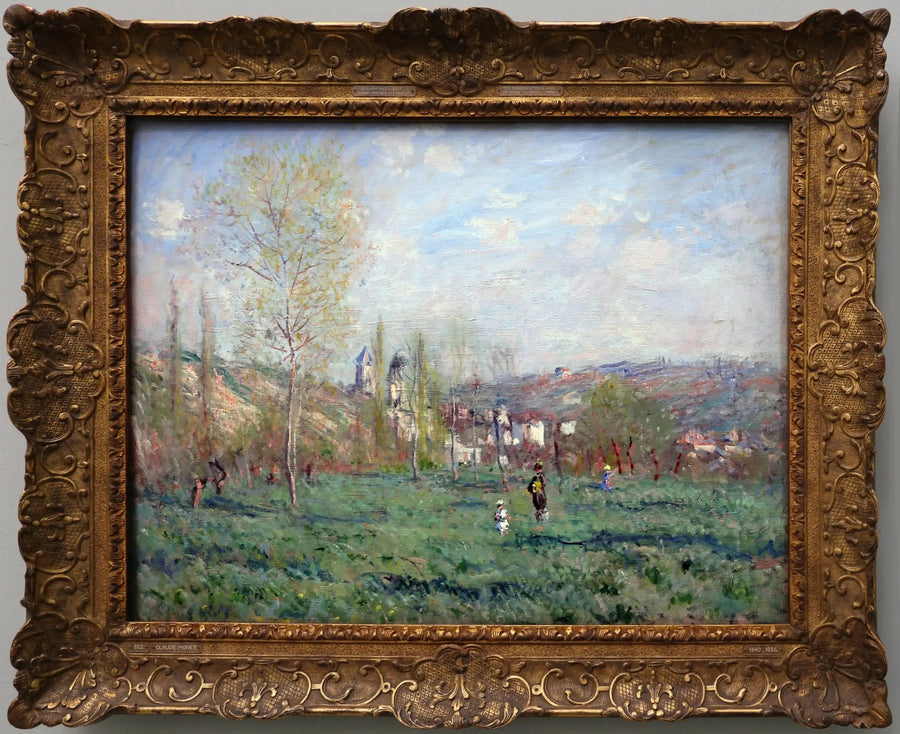 Vår i Vétheuil - Claude Monet