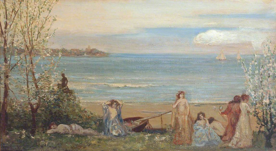 Vår vid havet - Charles Conder