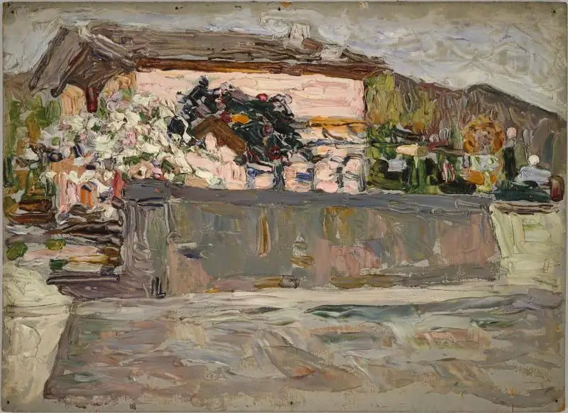 Vår, i närheten av Augsburg - Vassily Kandinsky