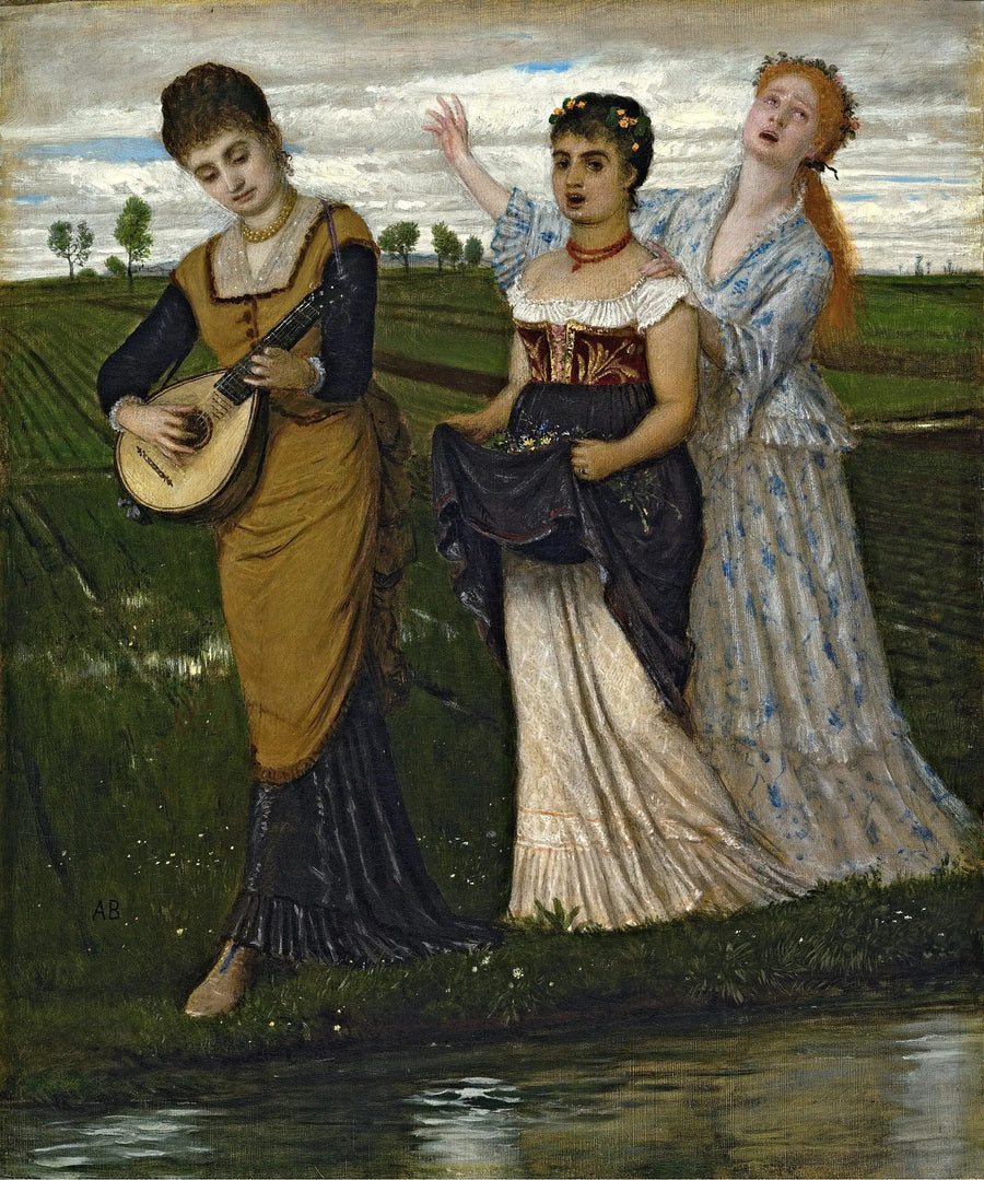 Vår (Vårets sånger) - Arnold Böcklin