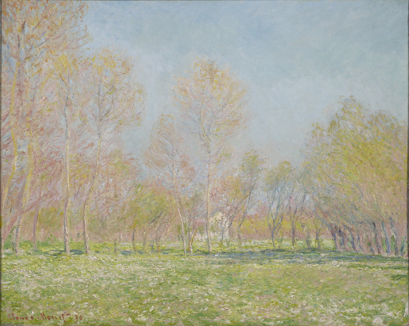 Vår i Giverny W1243 - Claude Monet