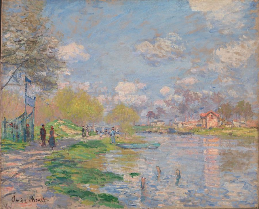 Våren vid Seine - Claude Monet