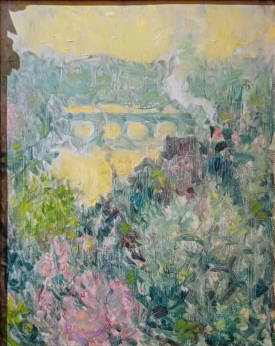 Vår på Seine - Henri Le Sidaner