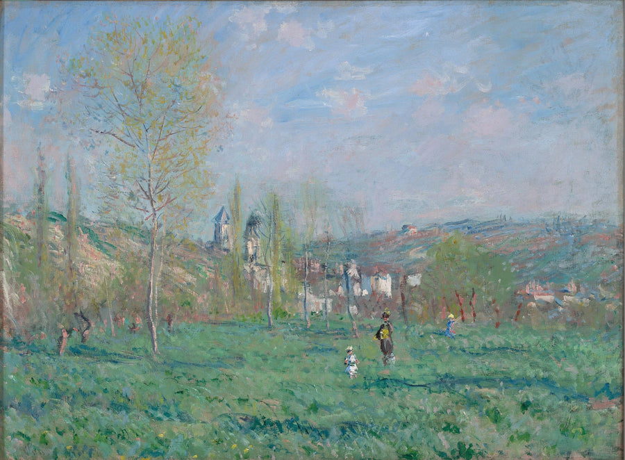 Vår i Vétheuil W579 - Claude Monet