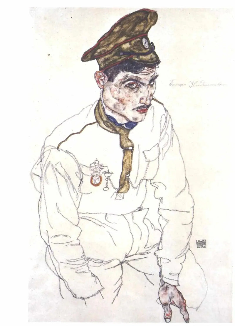 Rysk krigsfånge - Egon Schiele