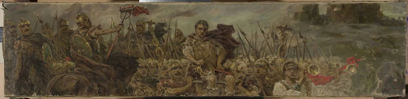 Segerprocession efter slaget - Wilhelm Kotarbiński