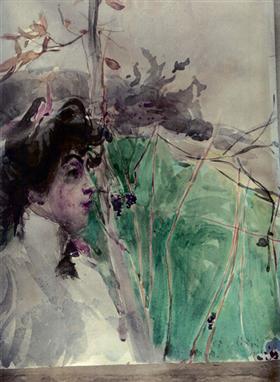 Kvinnoprofil - Giovanni Boldini