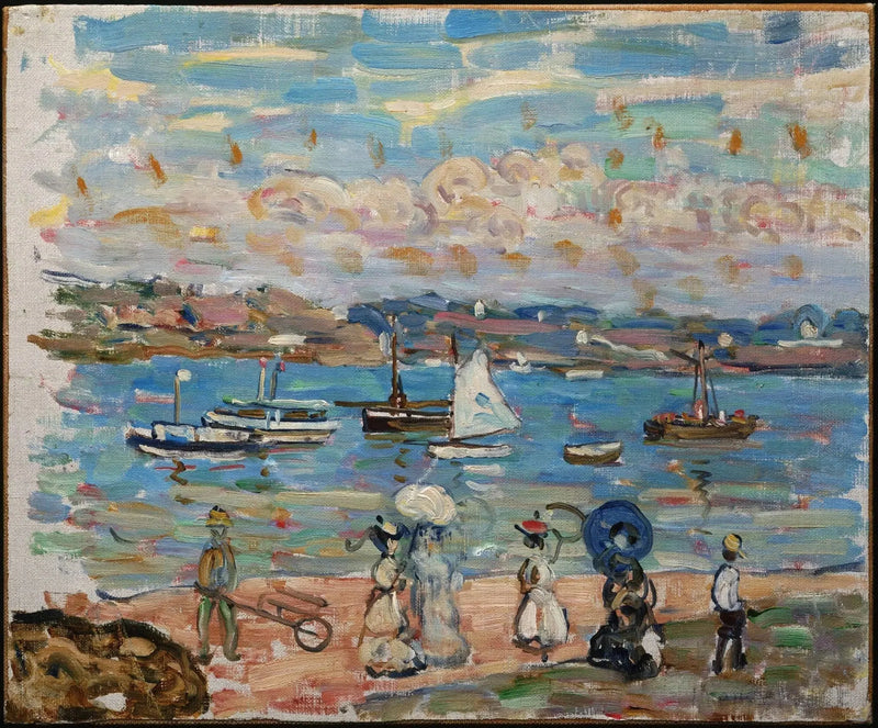 Promenad vid havet - Maurice Prendergast