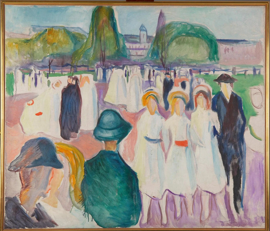 Vårpromenad - Edvard Munch