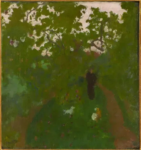 Promenad i trädgården - Pierre Bonnard