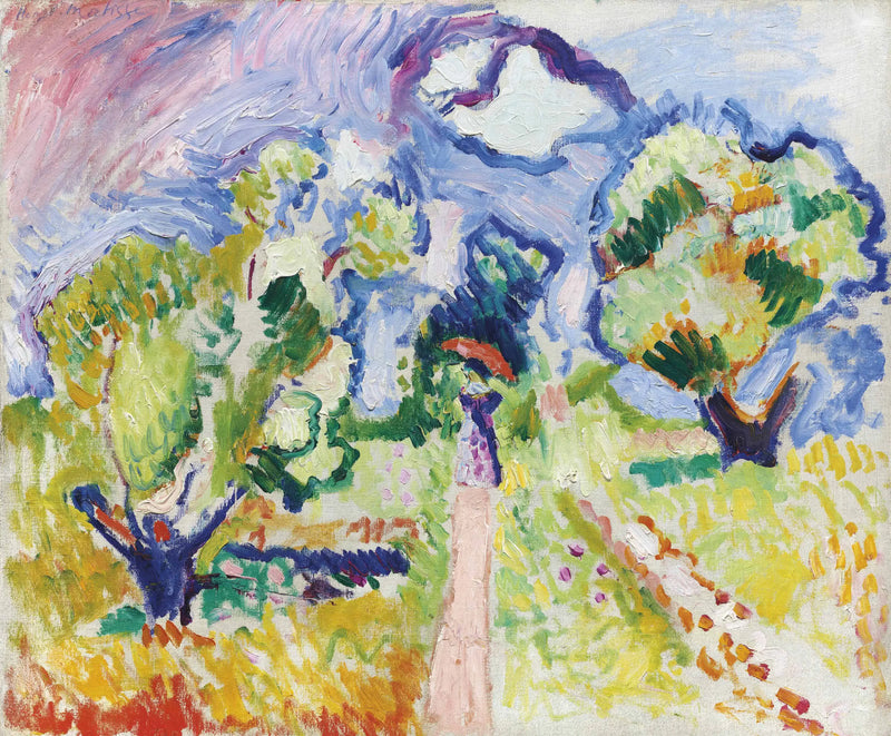 Promenad bland olivträden - Henri Matisse