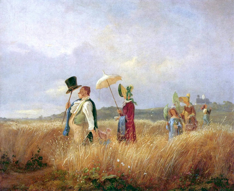 Söndagspromenad - Carl Spitzweg