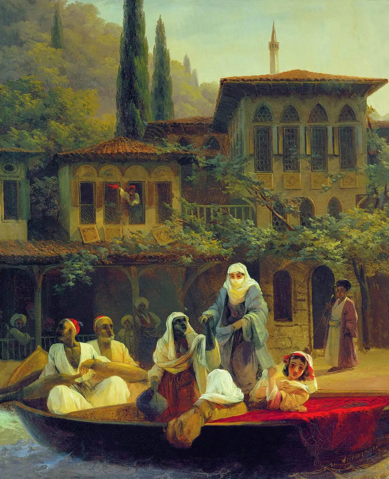 Båttur i Kumkapi i Konstantinopel - Ivan Aïvazovski