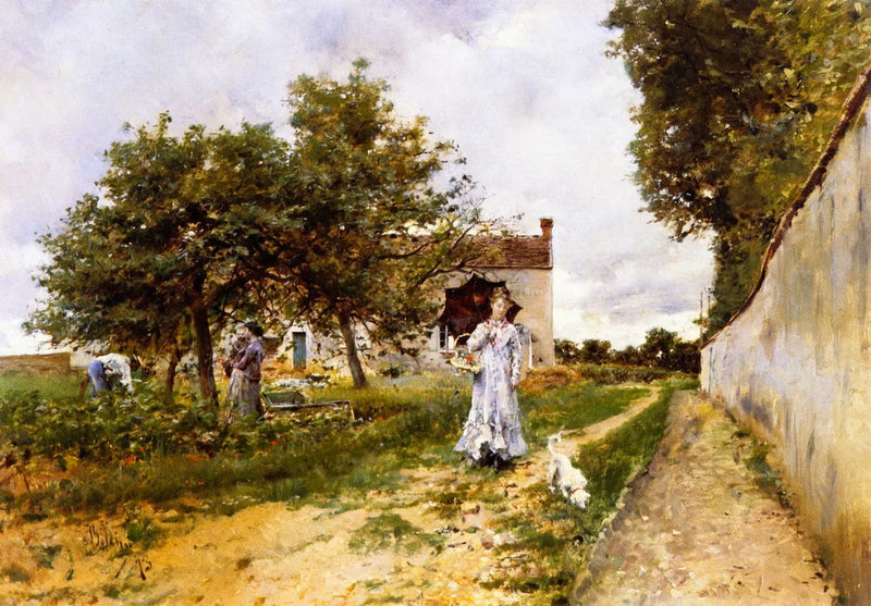 Morgonpromenad - Giovanni Boldini