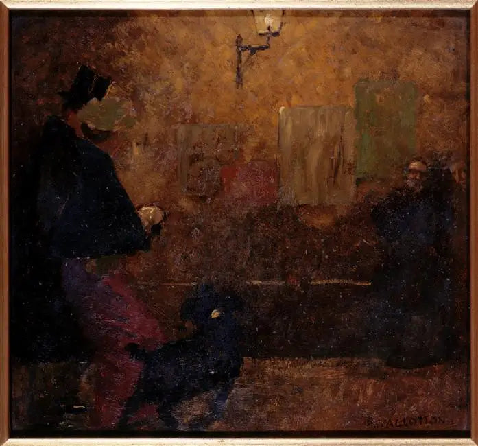 Nattpromenad - Félix Vallotton