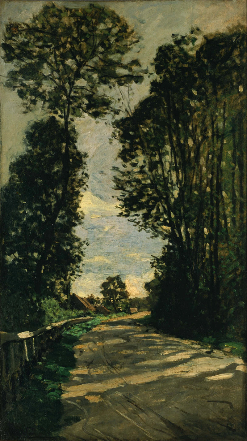 Promenad, väg till Saint-Siméon gården W29 - Claude Monet