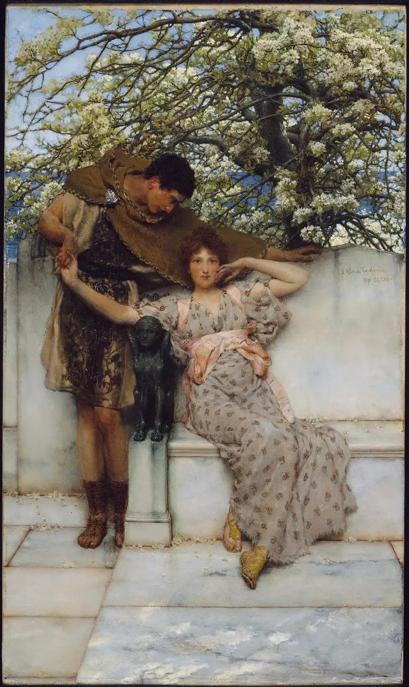 Vårens löfte - Lawrence Alma-Tadema