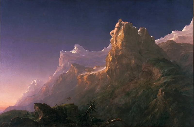 Prometheus i kedja - Thomas Cole