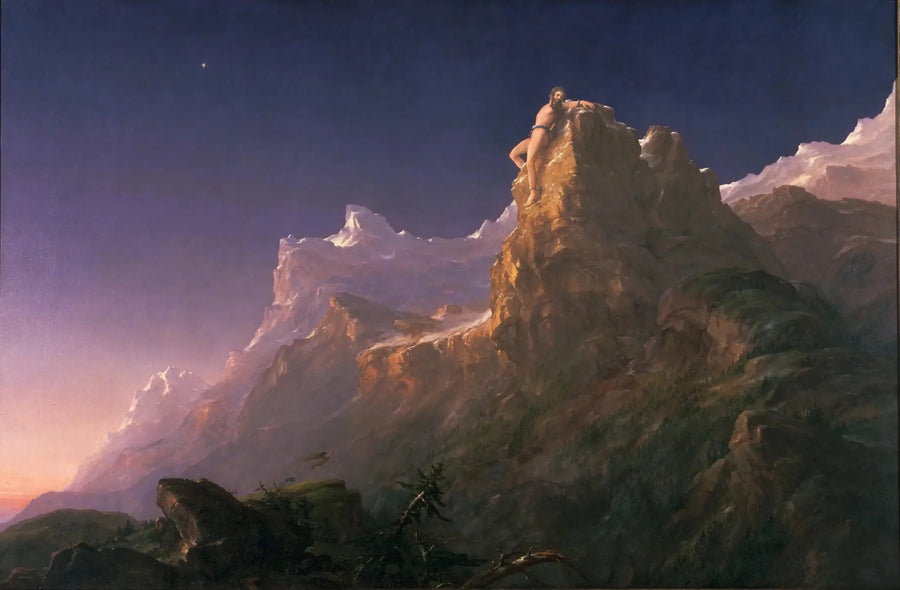 Prometheus i kedja - Thomas Cole