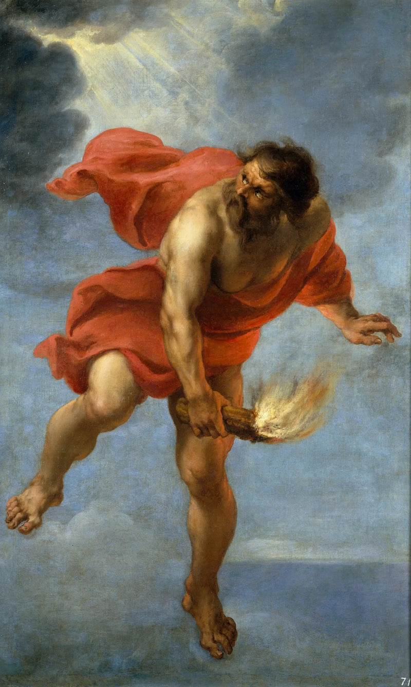 Prometheus bär elden - Peter Paul Rubens
