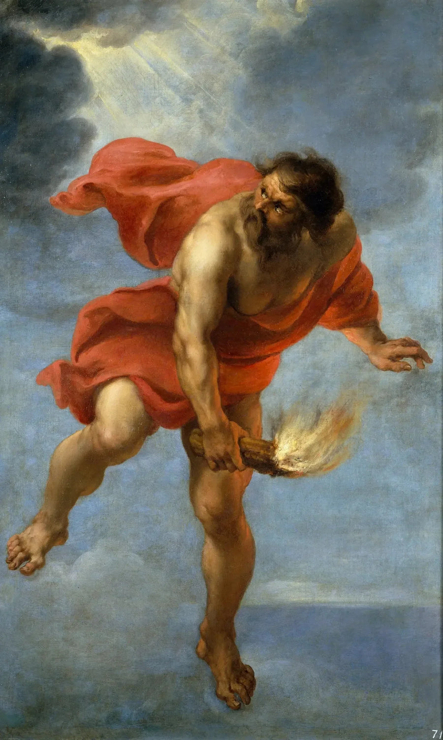 Prometheus som bär elden - Peter Paul Rubens