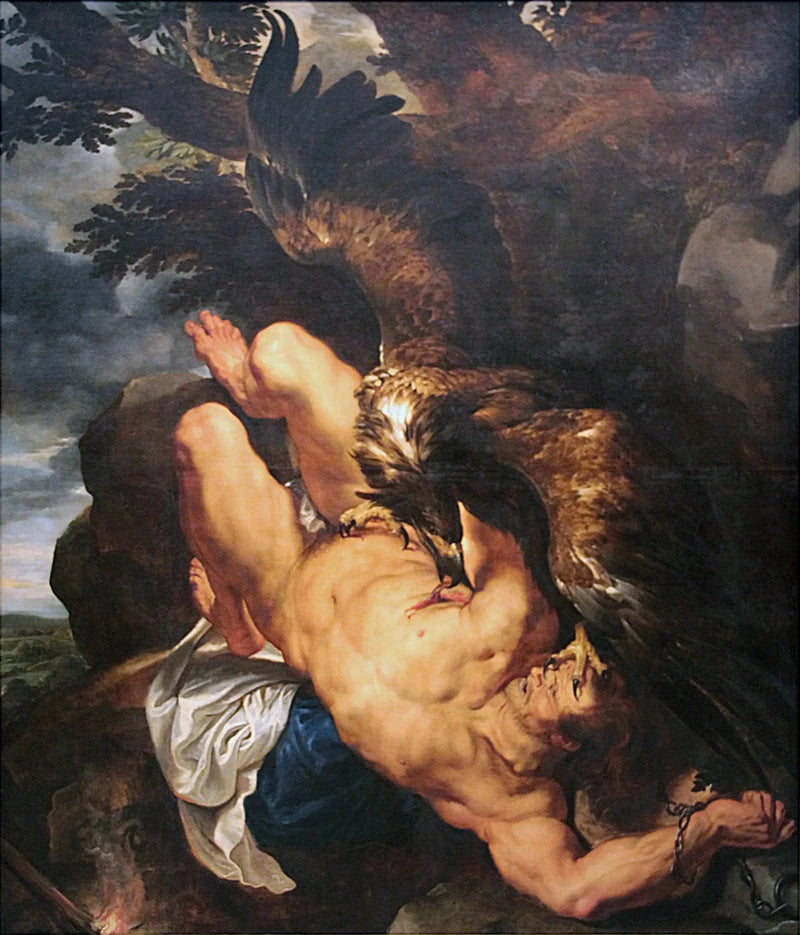 Prometheus plågad - Peter Paul Rubens