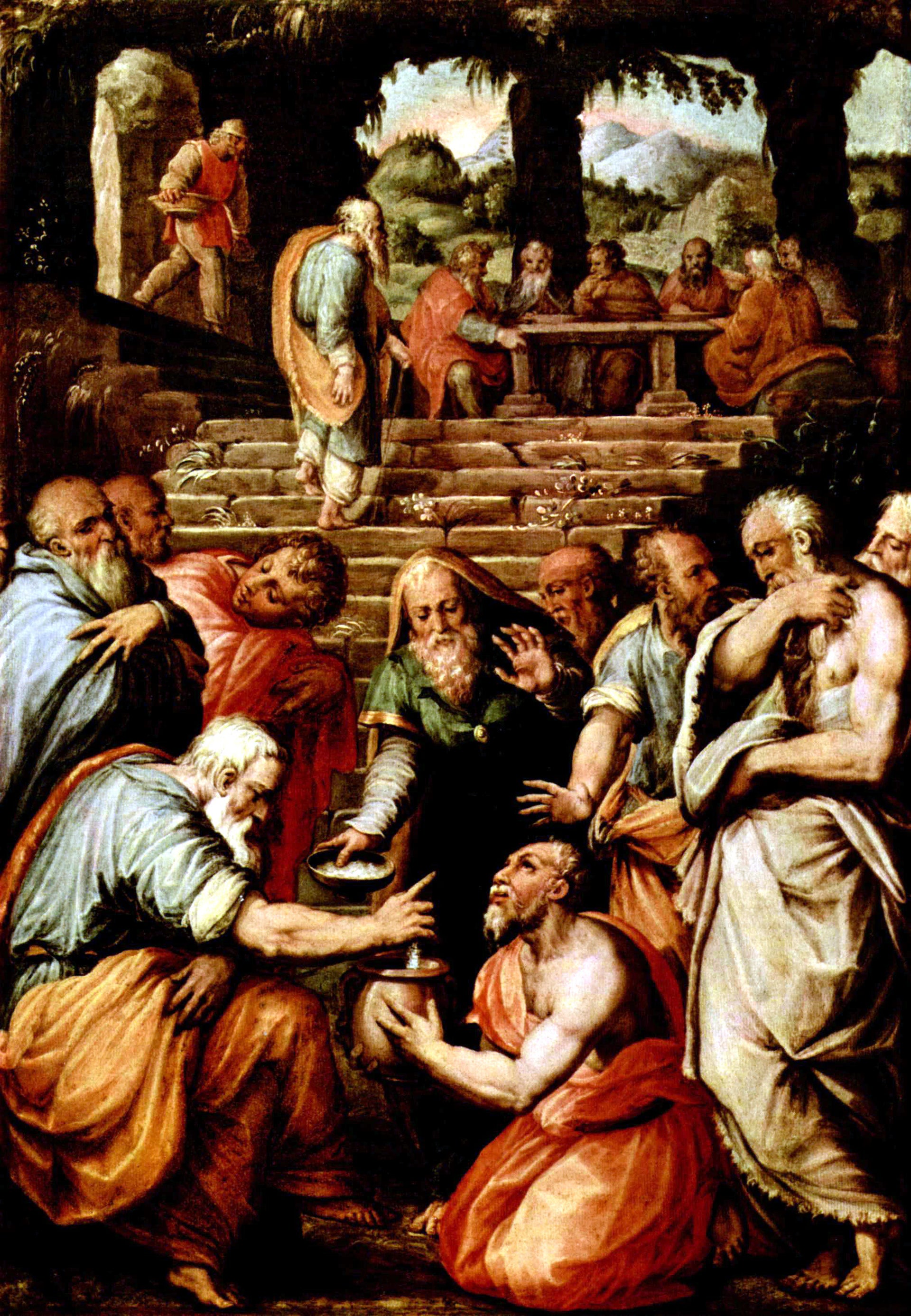 Le Prophète Élisée - Giorgio Vasari