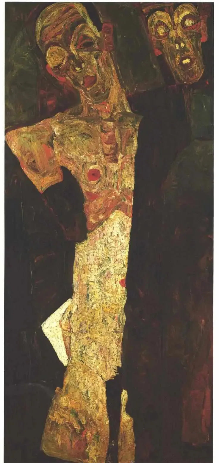 Profeter (Dubbel Självporträtt) - Egon Schiele