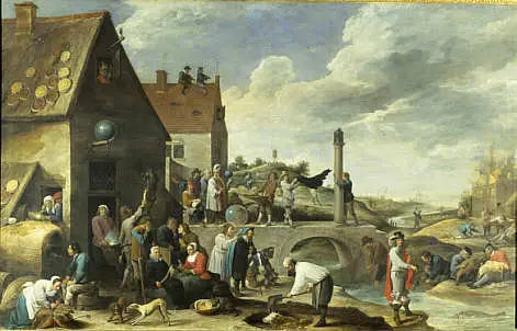 Flandrinska ordspråk - David Teniers den yngre