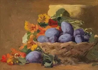 Röda plommon - Pierre Bonnard