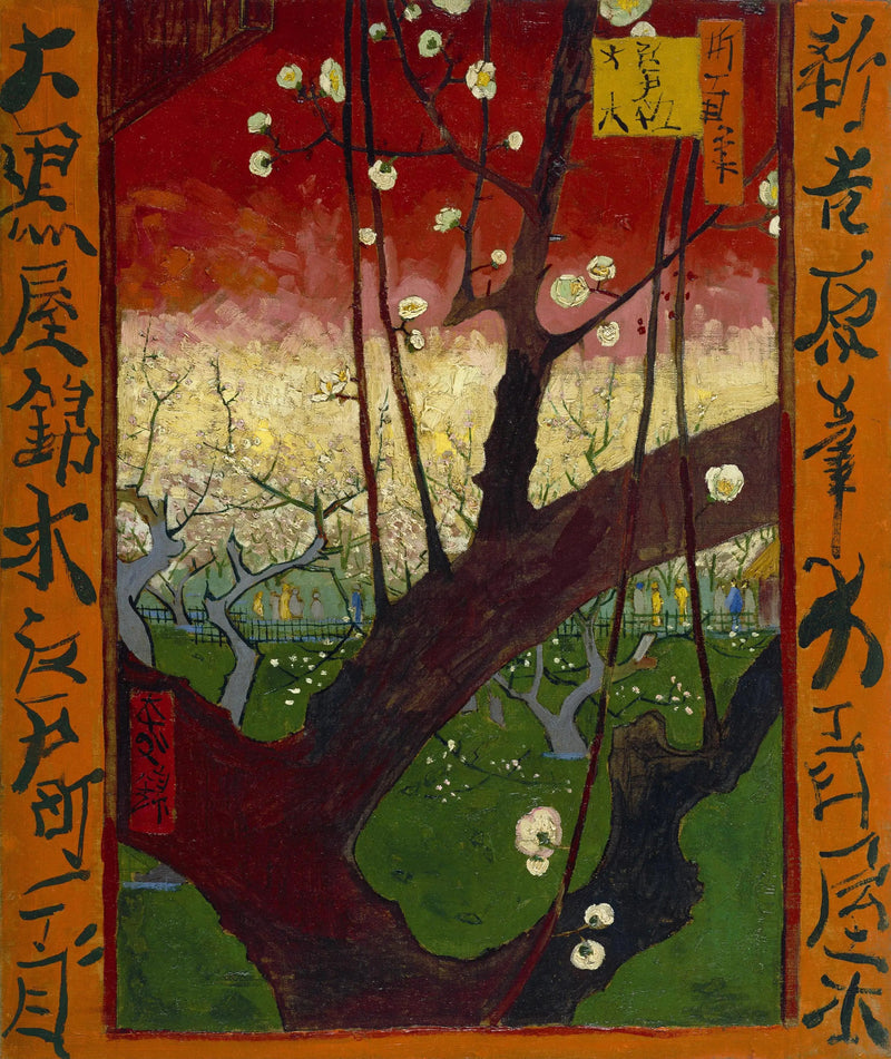Prun i blom, efter Hiroshige - Vincent van Gogh