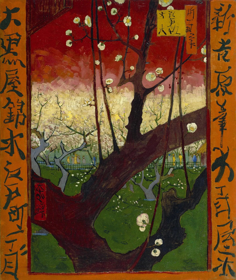 Prun i blom, efter Hiroshige - Vincent van Gogh