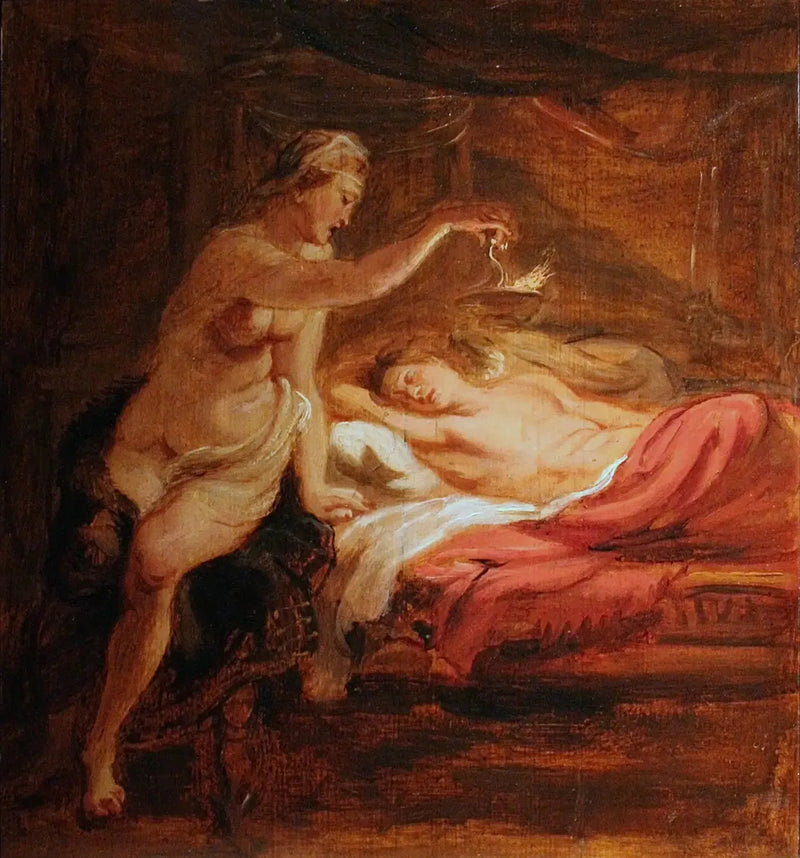 Psyche och Amor - Peter Paul Rubens
