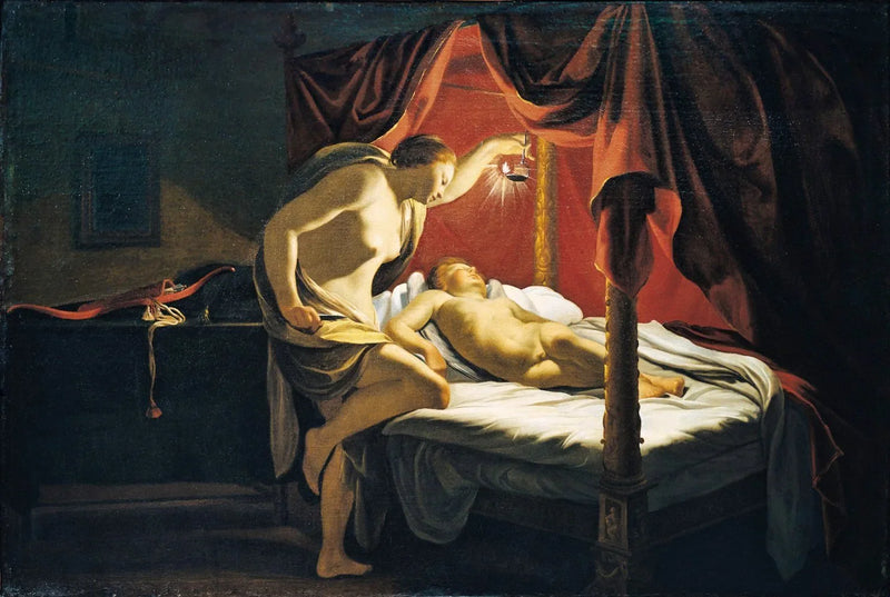 Psyche och Kärleken - Simon Vouet
