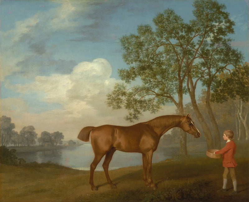 Pumpa med en stallpojke - George Stubbs