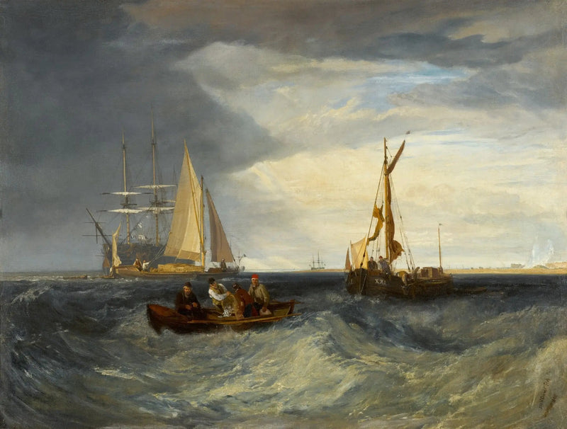 Purfleet och Essexkusten sedd från Long Reach - J. M. W. Turner