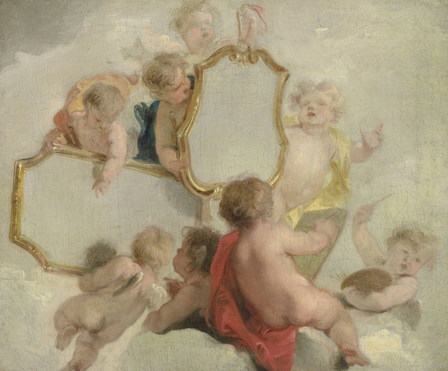 Putti avec miroirs - Jacob de Wit