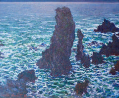 Pyramiderna i Port-Coton W1086 - Claude Monet