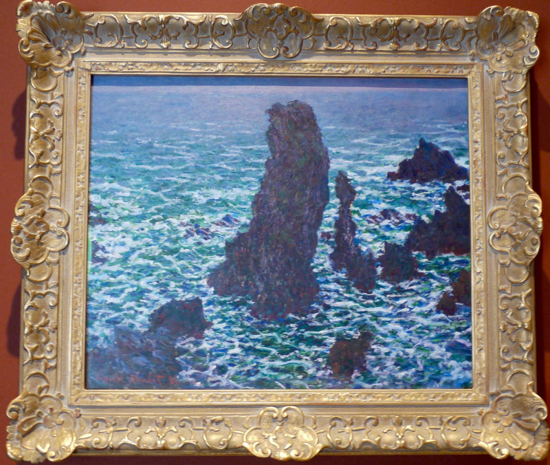 Pyramiderna i Port-Coton W1086 - Claude Monet