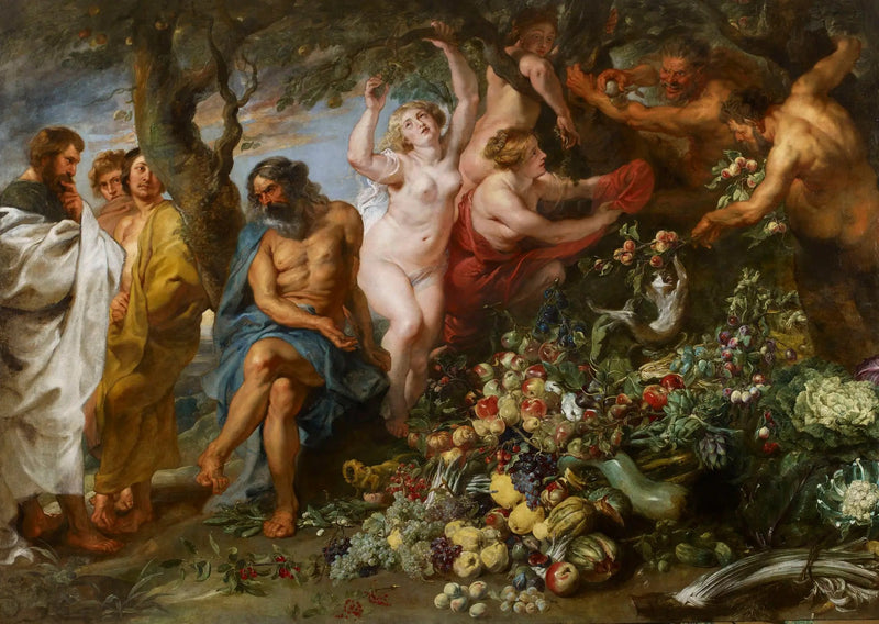 Pythagoras förespråkar vegetarism - Peter Paul Rubens