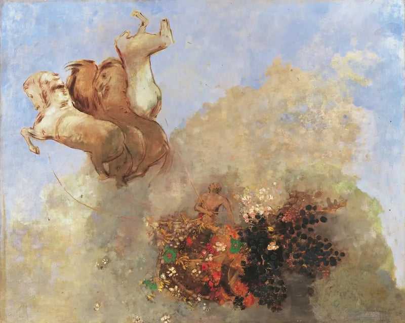 Quadrige, Apollons vagn - Odilon Redon